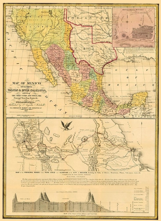 Picture of MEXICO YUCATAN UPPER CALIFORNIA UNITED STATES