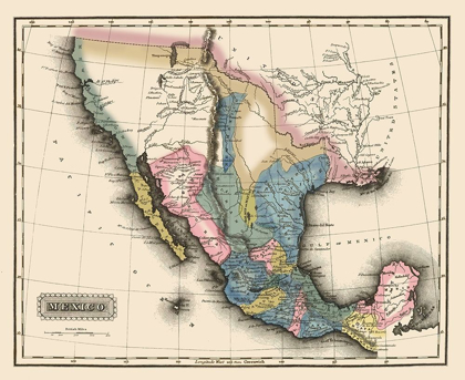 Picture of MEXICO - LUCAS 1823