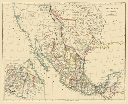 Picture of MEXICO - ARROWSMITH 1844