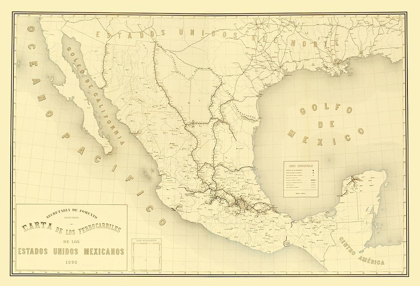 Picture of RAILROADS MEXICO - HERMANOS 1890