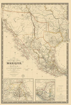 Picture of SOUTHWEST UNITED STATES MEXICO - BRUE 1840