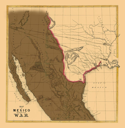 Picture of MEXICAN AMERICAN WAR - SINCLAIR 1846