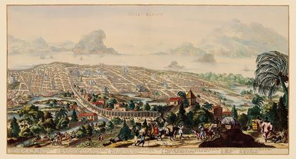 Picture of PANORAMIC MEXICO CITY MEXICO - OGILBY 1671