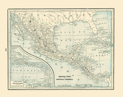 Picture of CENTRAL AMERICA MEXICO CUBA - RATHBUN 1893