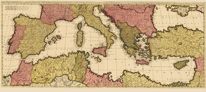 Picture of MEDITERRANEAN SEA REGION - VALCK 1695