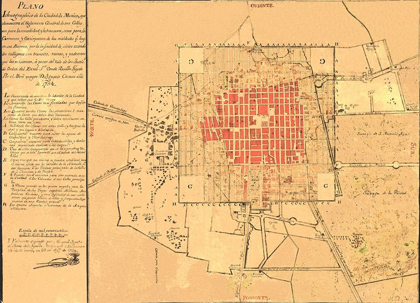 Picture of PANORAMIC MEXICO CITY MEXICO - DE AGUILA 1794