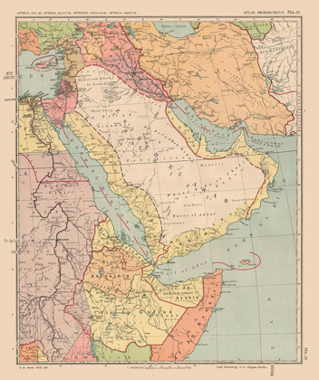 Picture of MIDDLE EAST AFRICA - STREIT 1913