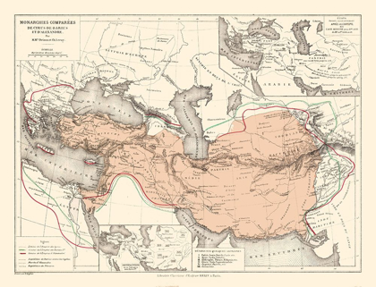 Picture of MIDDLE EAST COMPARISON OF DYNASTIES - DRIOUX 1882