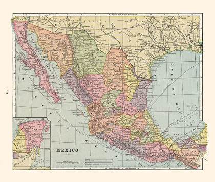 Picture of MEXICO - CRAM 1892