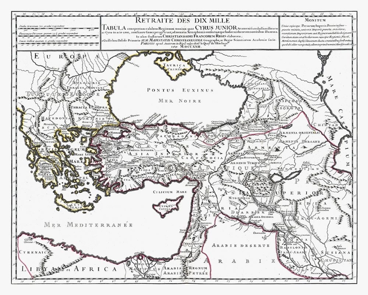 Picture of MIDDLE EAST TURKEY GREECE IRAQ - DE LISLE 1731
