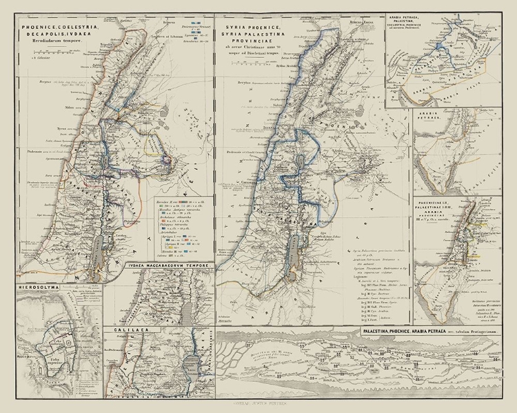 Picture of MIDDLE EAST - SPRUNER 1865