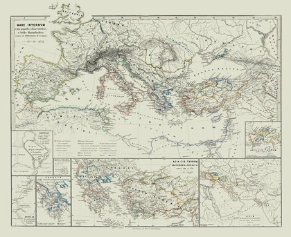 Picture of MEDITERRANEAN ASIA EUROPE - SPRUNER 1865