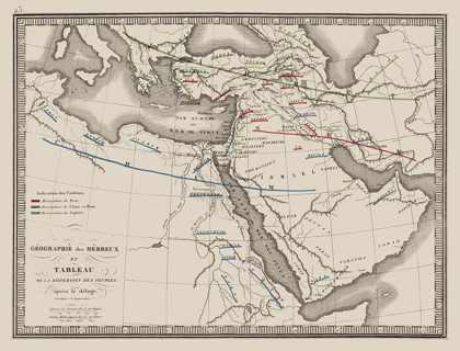 Picture of MIDDLE EAST DISPERSION OF HEBREW PEOPLE