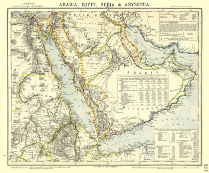 Picture of MIDDLE EAST EGYPT ARABIA NUBIA ABYSSINIA