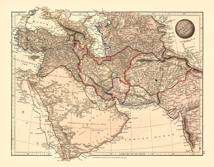 Picture of MIDDLE EAST PERSIA ARABIA - ARROWSMITH 1825