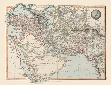 Picture of MIDDLE EAST PERSIA ARABIA - ARROWSMITH 1825