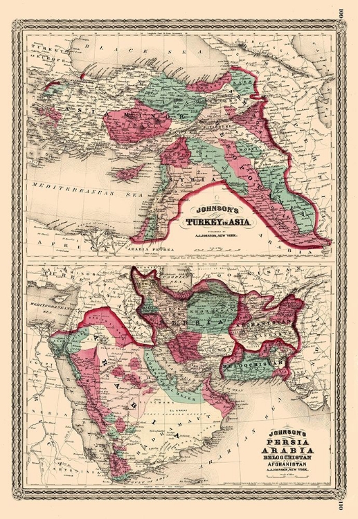 Picture of MIDDLE EAST TURKEY IN ASIA PERSIA ARABIA