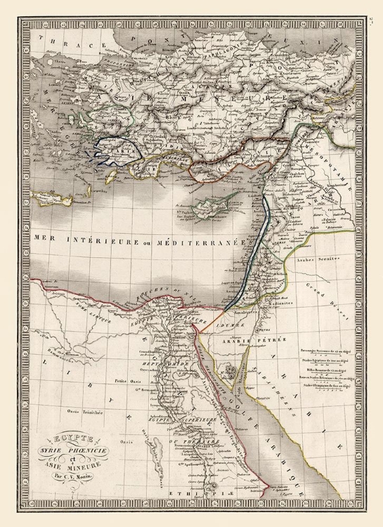 Picture of MIDDLE EAST EGYPT SYRIA TURKEY ASIA MINOR