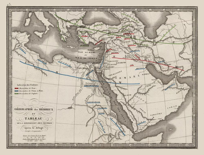 Picture of DISPERSION OF PEOPLE MIDDLE EAST - MONIN 1839