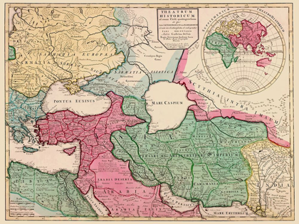Picture of MIDDLE EAST EUROPE - DE LISLE 1712