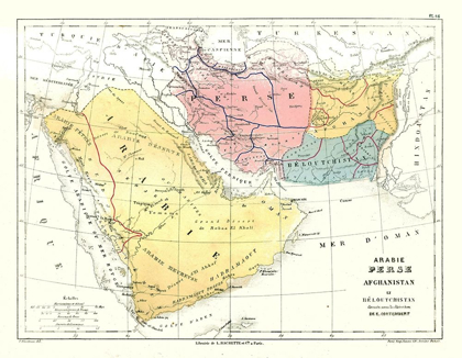 Picture of MIDDLE EAST ARABIA PERSIA PAKISTAN AFGHANISTAN