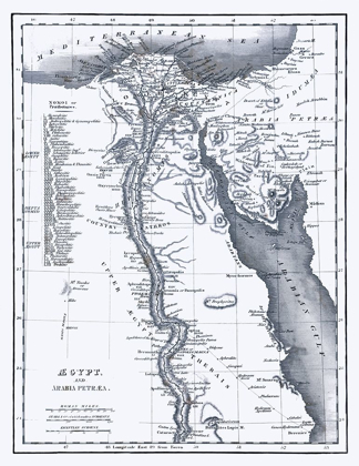 Picture of MIDDLE EAST EGYPT ARABIA - OXFORD 1828