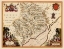 Picture of MONMOUTHSHIRE WALES GREAT BRITAIN - BLAEU 1645
