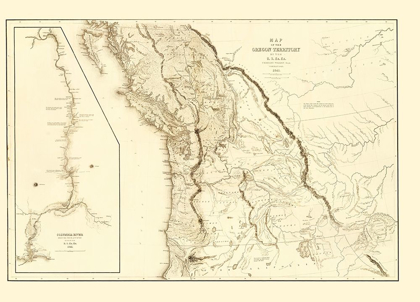 Picture of NORTH AMERICA OREGON TERRITORY UNITED STATES