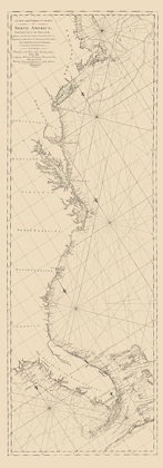 Picture of CAPE COD TO HAVANNAH - MOORE 1784