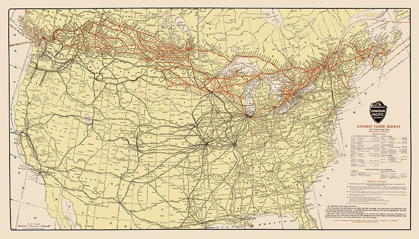 Picture of CANADIAN PACIFIC RAILWAY WITH CONNECTIONS 1912