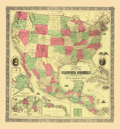 Picture of UNITED STATES, TERRITORIES, MEXICO, CARIBBEAN 1872