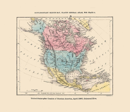 Picture of NORTH AMERICA UNITED STATES MEXICO CANADA