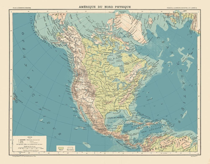 Picture of PHYSICAL OF NORTH AMERICA - SCHRADER 1908