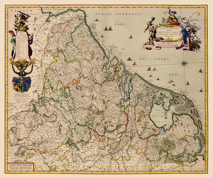 Picture of PROVINCES NETHERLANDS - VISSCHER 1681