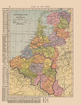 Picture of EUROPE NETHERLANDS BELGIUM - HAMMOND 1910