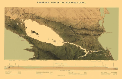 Picture of CENTRAL AMERICA NICARAGUA CANAL PANORAMIC
