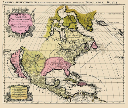 Picture of NORTH AMERICA - JAILLOT 1694