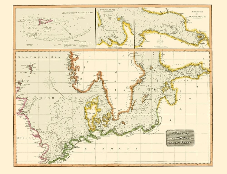 Picture of SCANDINAVIA NORTH BALTIC SEAS NAUTICAL