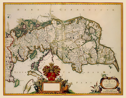 Picture of SCANDINAVIA NORWAY DENMARK - BLAEU 1662