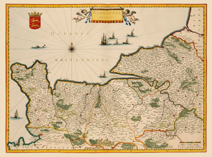 Picture of NORMANDY FRANCE - BLAEU 1635