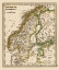 Picture of SCANDINAVIA NORWAY SWEDEN FINLAND - STIELER 1852