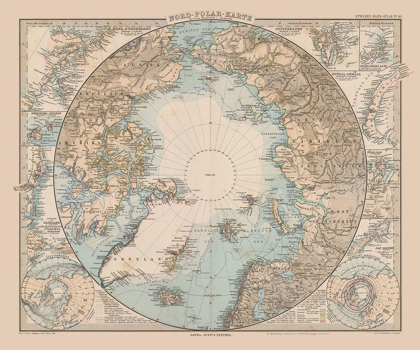 Picture of NORTH POLE - STIELER 1885