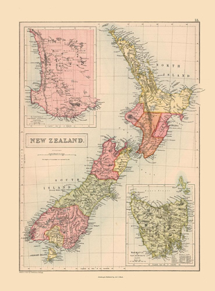 Picture of OCEANIA NEW ZEALAND - BLACK 1867