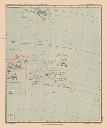 Picture of OCEANIA SAMOA TAHITI - STREIT 1913