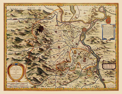Picture of PRINCIPALITY OF ORANGE FRANCE - JANSSON 1630