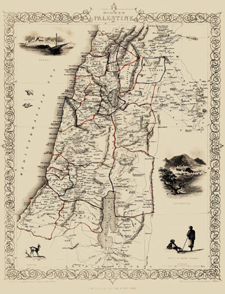 Picture of MODERN PALESTINE ISRAEL - TALLIS 1807
