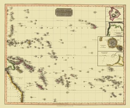 Picture of PACIFIC OCEAN ISLANDS OCEANIA - THOMSON 1817