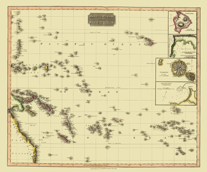 Picture of PACIFIC OCEAN ISLANDS OCEANIA - THOMSON 1817