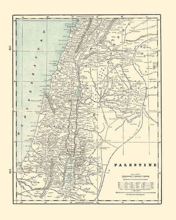 Picture of PALESTINE ISRAEL - RATHBUN 1893