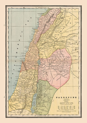 Picture of MIDDLE EAST PALESTINE ISRAEL - CRAM 1888